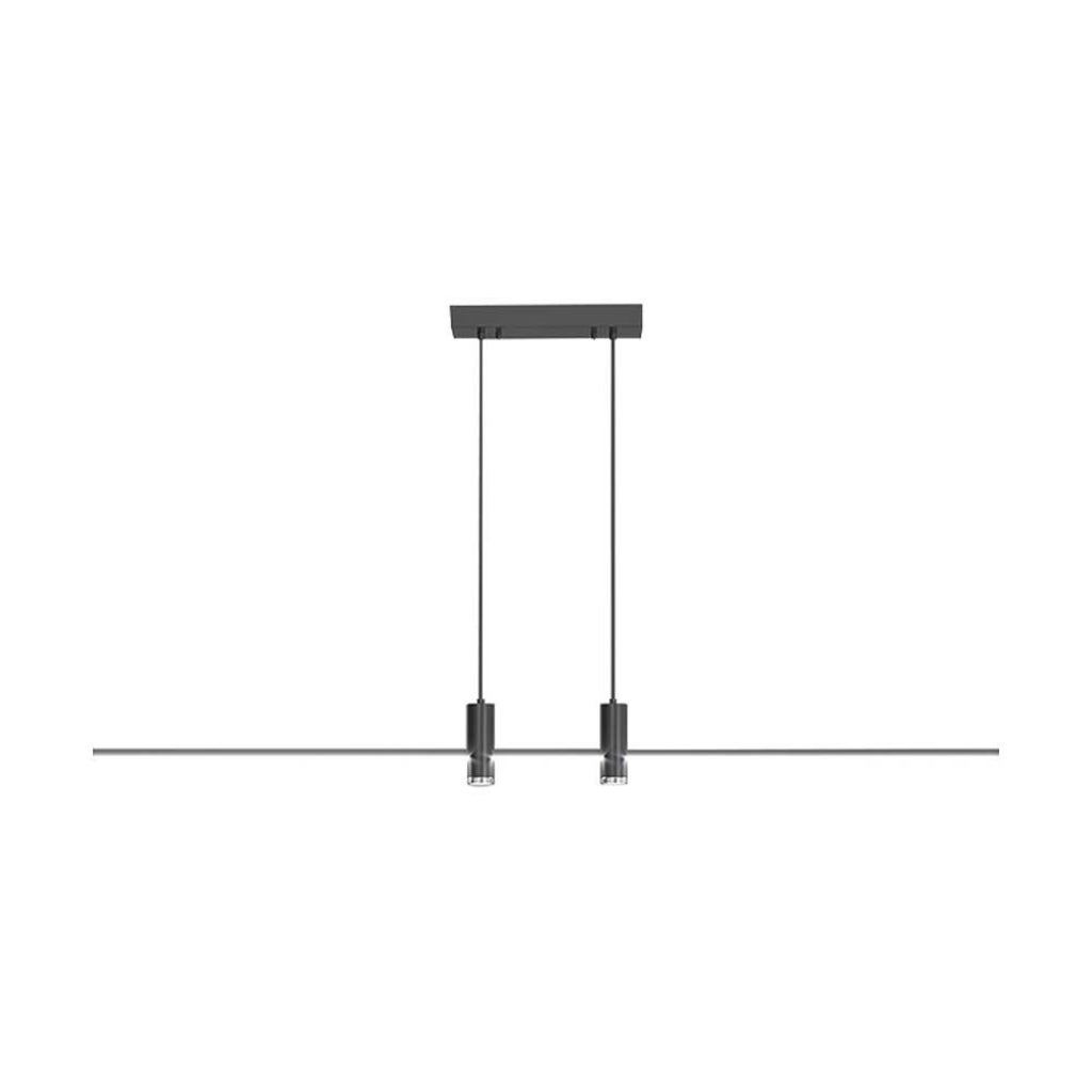 Lampa wisząca LED 19W o nowoczesnym designie, 80*115 cm, kolor czarny, 4000K