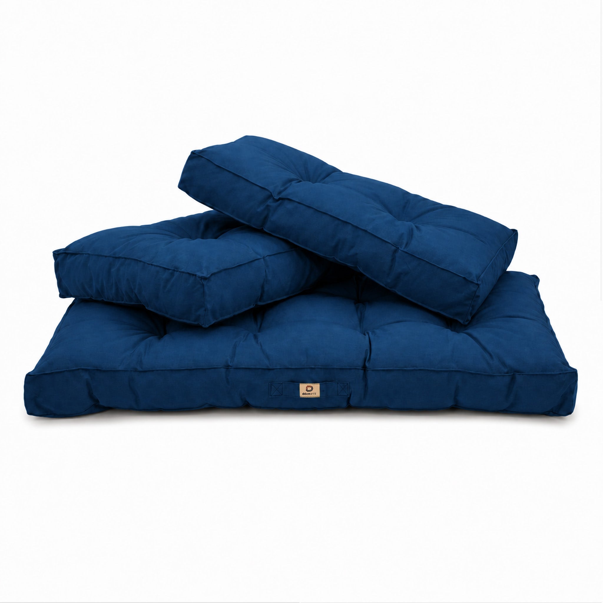 Coussins pour salon de jardin capitonné 100x50cm Bleu petrole - 3