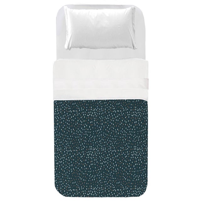 Couvre-lit Lluvia Fantasy 100x150 (Berceau) Bleu