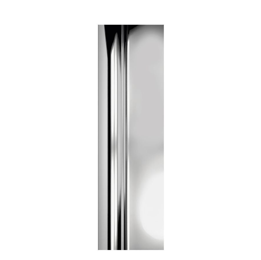 Pare-baignoire pivotant sérigraphié aspect chromé H.140xl.112 cm SCHULTE, paroi de baignoire réversible, écran 5 mm pliant, 2 volets rabattables liane - 4