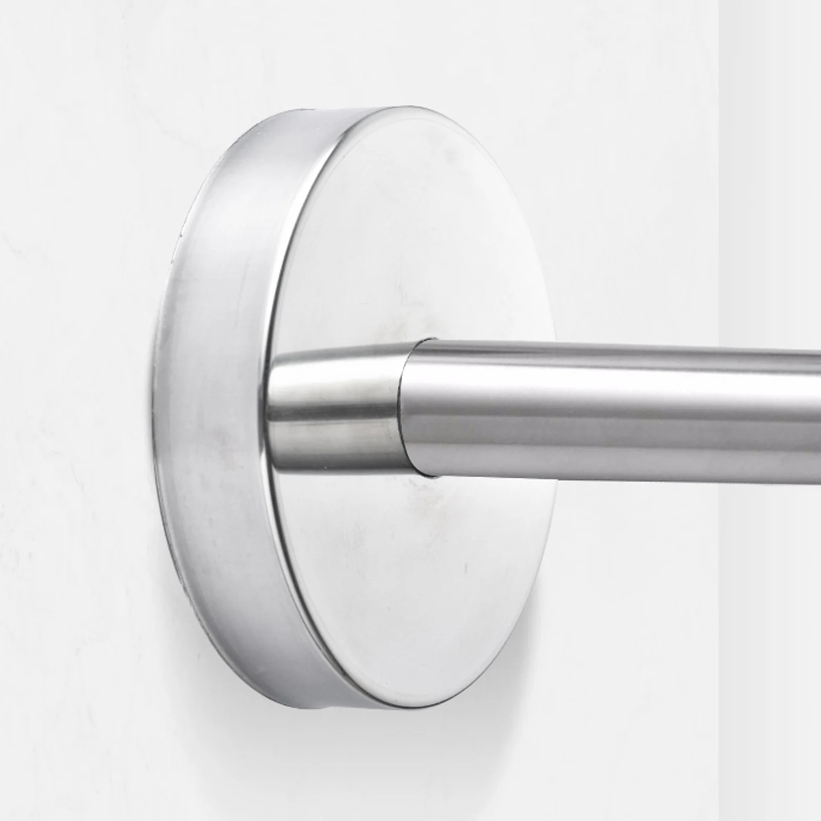 9PCMeuble salle de bain Ensemble Barre de Rideau de Douche en U en Acier Inoxydable,Pôle de Douche pour Toilettes et Salle de Bain en Acier Inoxydable - 5
