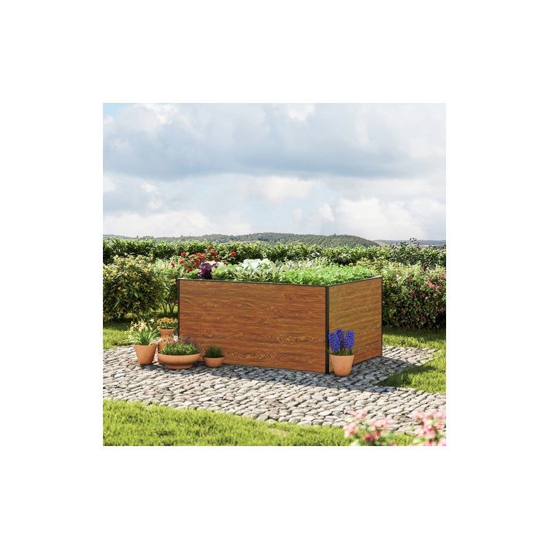 119 x 150 x 77 cm Grządka podwyższona, optyka drewna