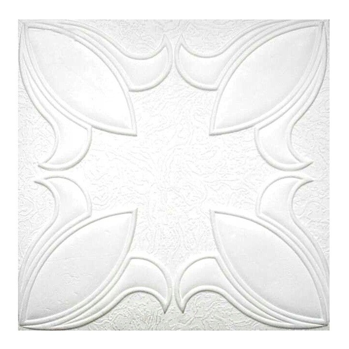Kaseton sufitowy ścienny Marbet Design panel styropianowy zakładkowy 50x50 cm Irys 2 m² 8 szt.