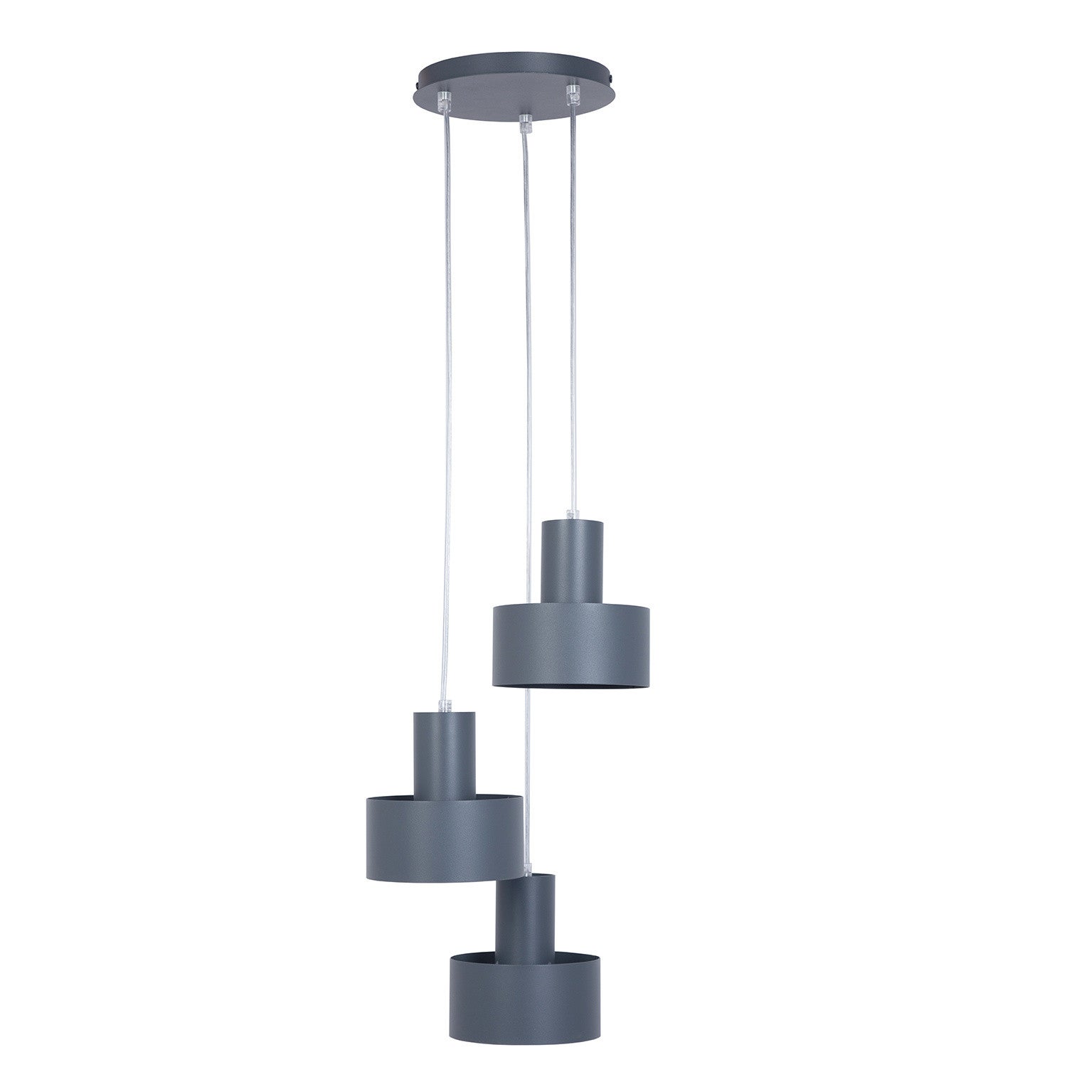 Lampa wisząca RIF grafitowa 3 x E27 x 15W wym: 70 x 33 x 33 cm Sigma Lighting