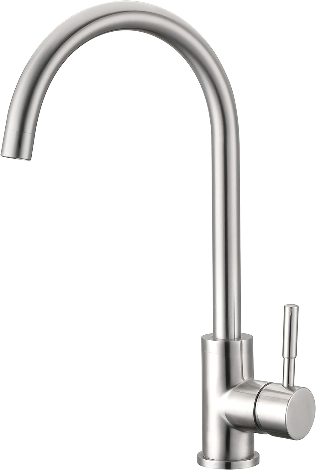 Bateria kuchenna, jednouchwytowa bateria kuchenna, obrót o 360°, wysoki wylot wody, bateria kuchenna ze stali nierdzewnej