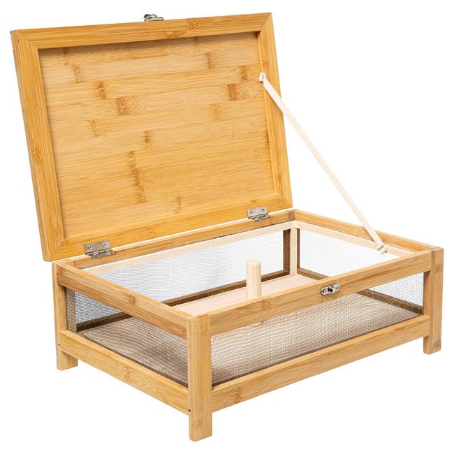 5five Cantinetta Per Formaggi Con Vassoio In Bambù - Elegante E Pratica Per Servire Formaggi E Antipasti - Foto 4