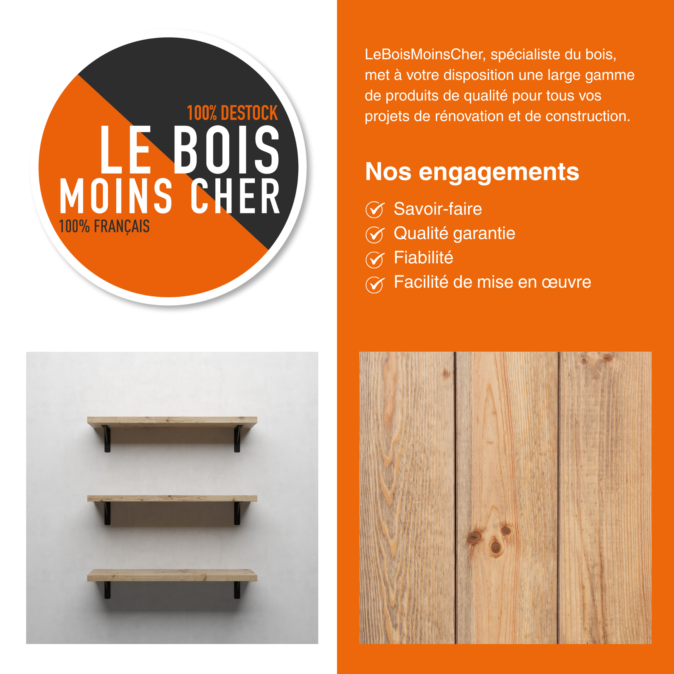 PLANCHE PIN MASSIF FINITION MIEL L.1980 x l.177 x Ep.20 mm, DECORATIVE - 5