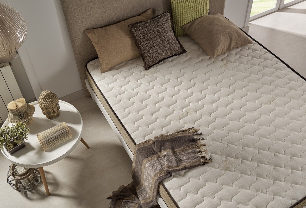 Colchón visco Luxe Bamboo Eco 135X190 IKON SLEEP 18 cm firmeza media-alta fibras huecas naturales - 4