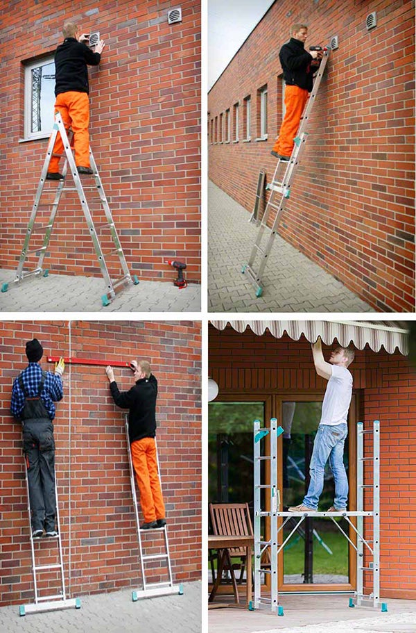 Echafaudage pour escalier : 3.00m haut. travail max - 8507 - 5