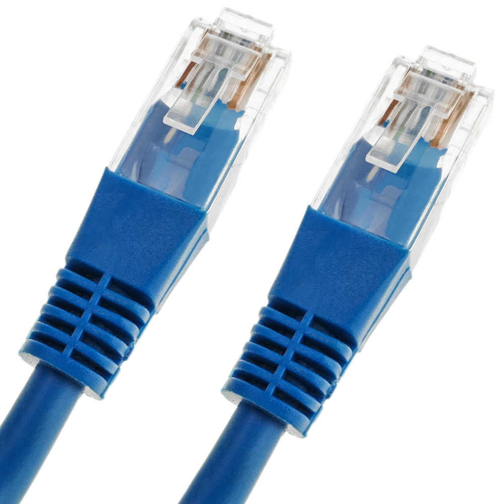 Câble réseau Ethernet UTP bleu Cat.5e de 2 m - 5