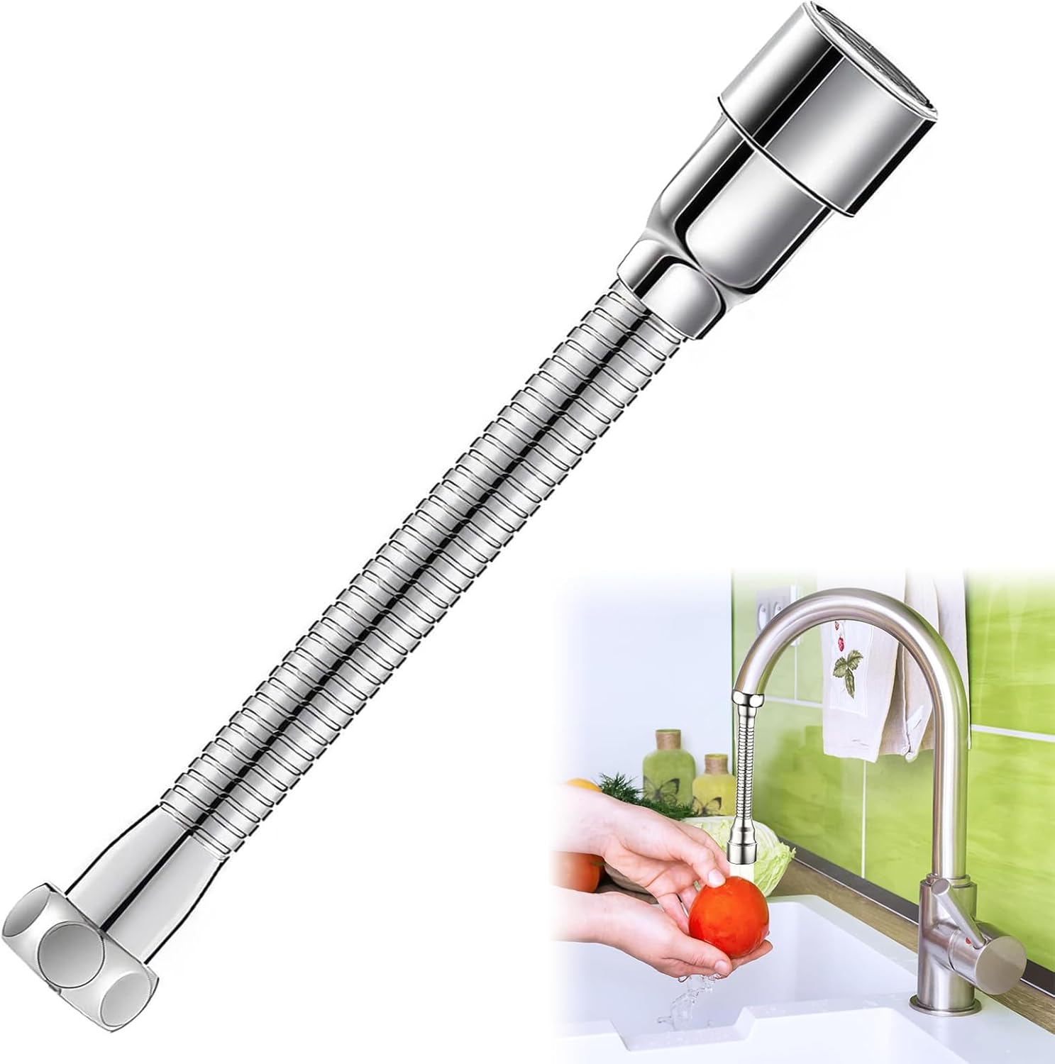 Extensor Manguera Para Grifo De Fregadero Grifo Desmontable Para