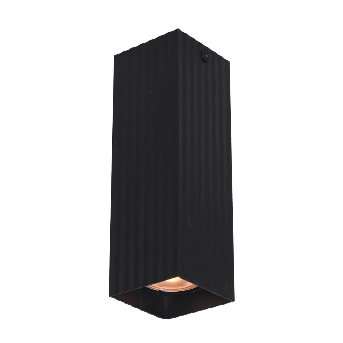 Lampa sufitowa wisząca Tecno czarny piaskowany 1xGU10x10W wym: 17 x 5,8 x 5,8 cm aluminium Italux