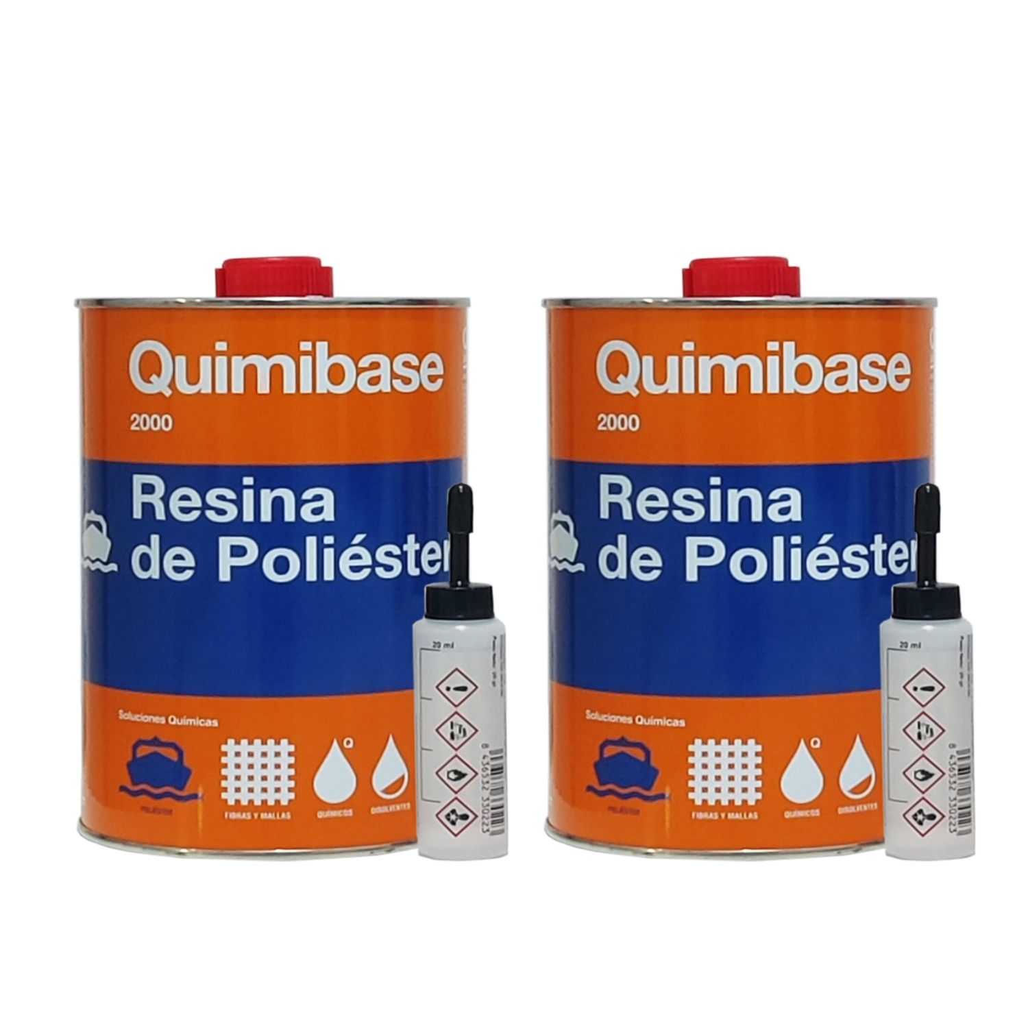 Kit 2 Pièces Resine Polyester + Catalyseur 1Kg | Leroy Merlin