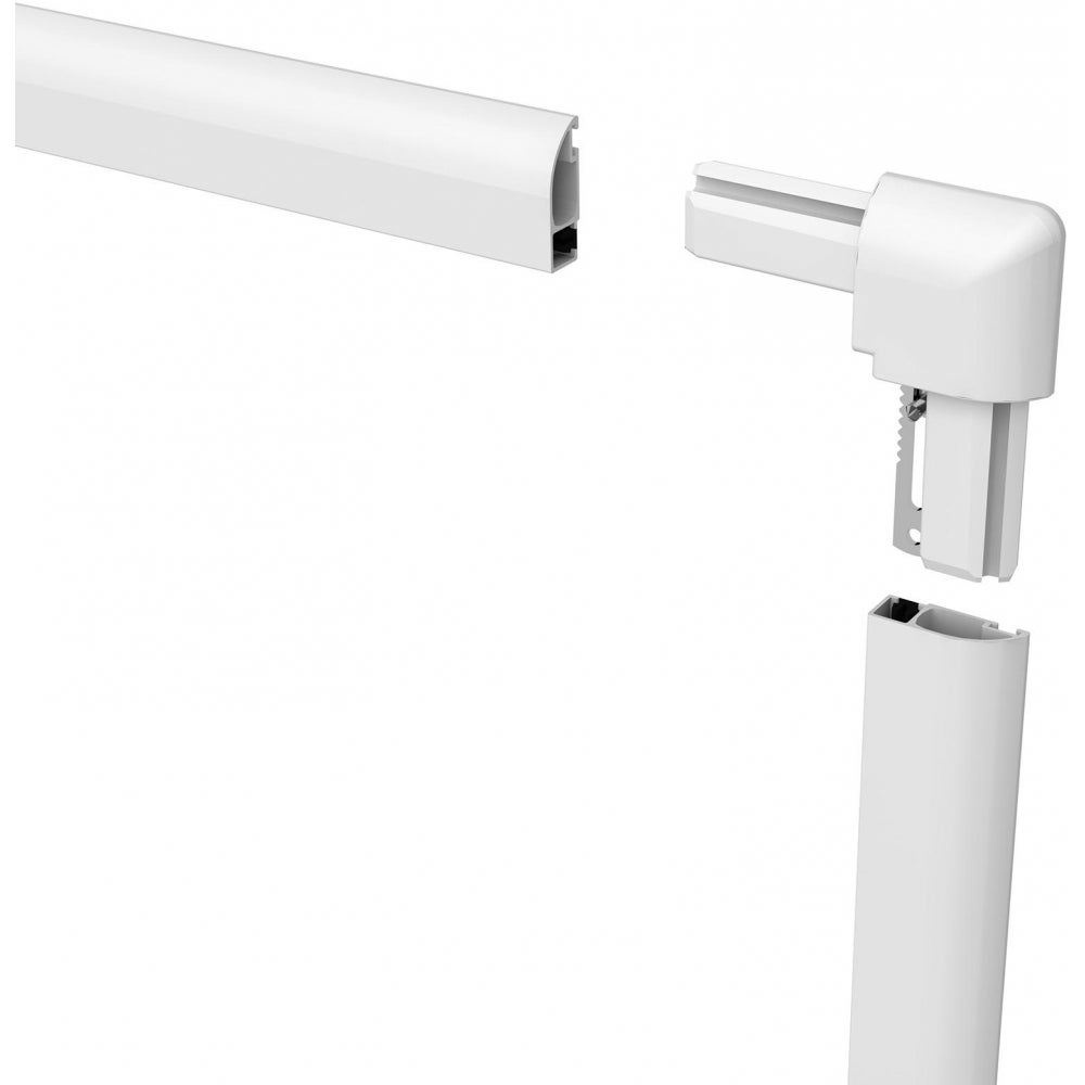 Zanzariera Per Finestre Senza Fori - Telaio Alluminio 100x120 Cm, Montaggio Facile, Grigio - Foto 9