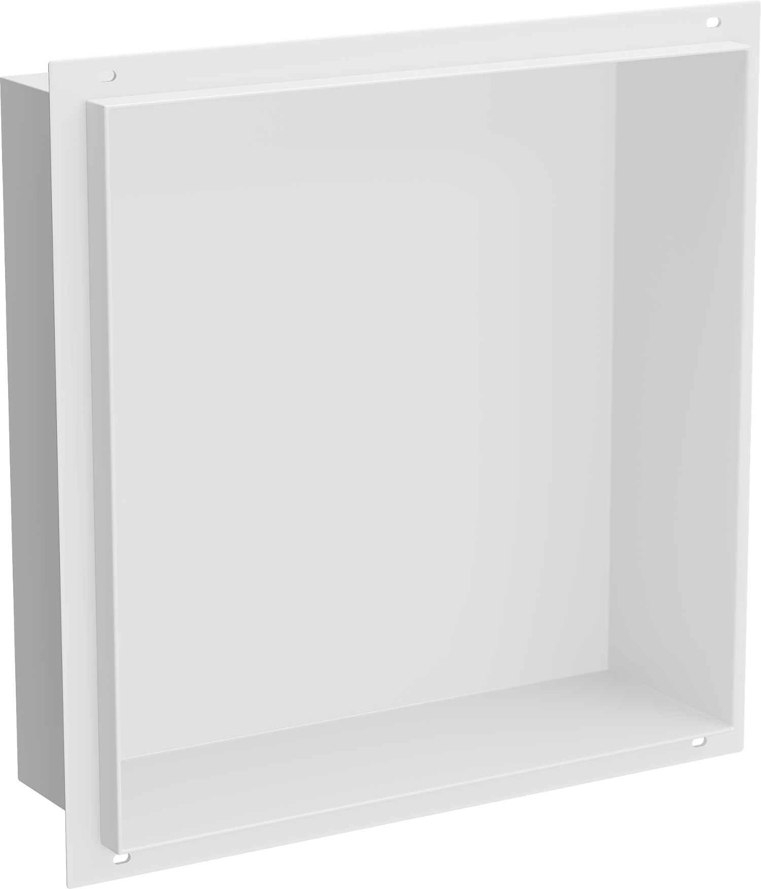 Mexen X-Wall-NR półka wnękowa bez kołnierza 30 x 30 cm, biała - 1921303010