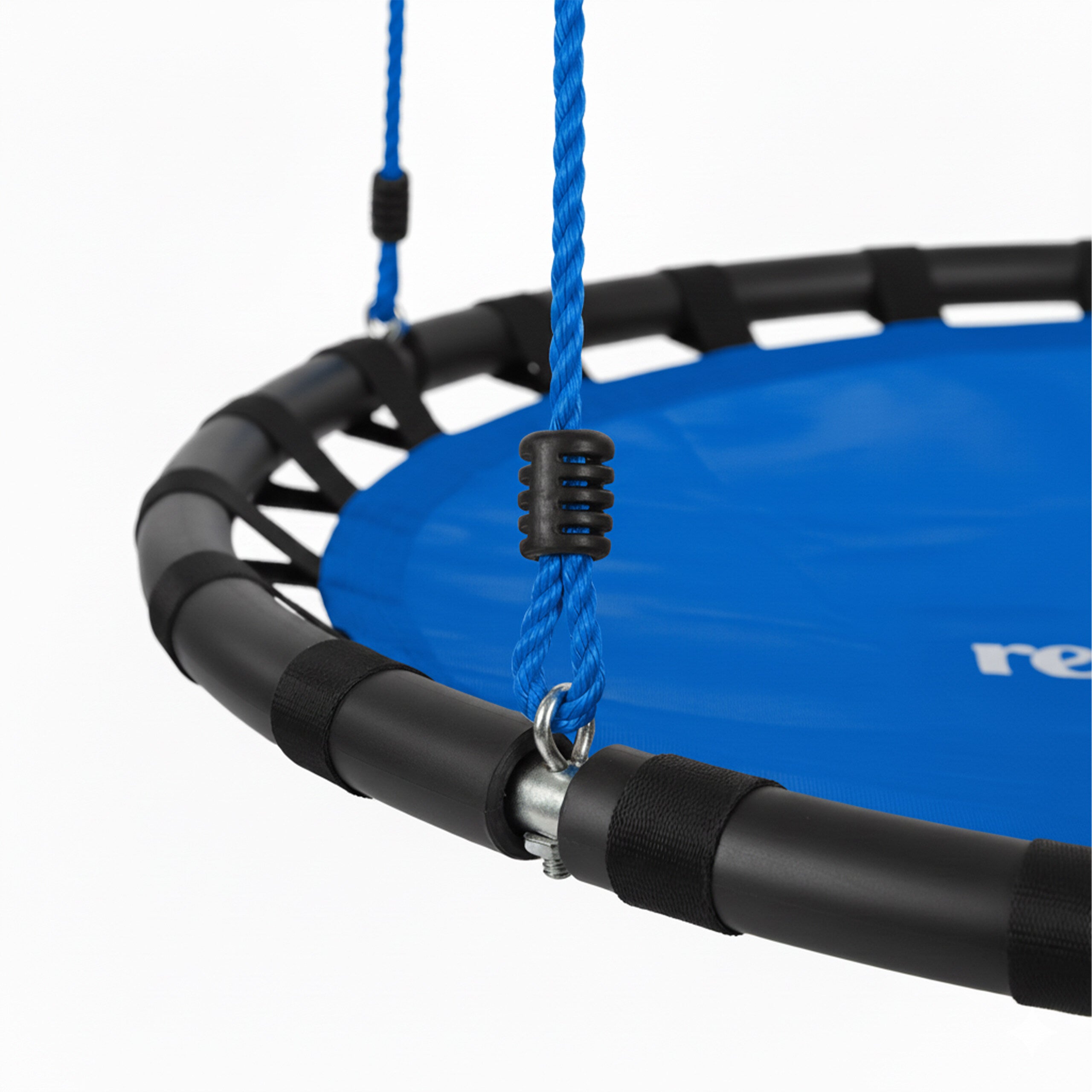 Balançoire nid d'oiseau rond 120 cm à suspendre enfant adulte jardin extérieur 100 kg, Relaxdays - 5