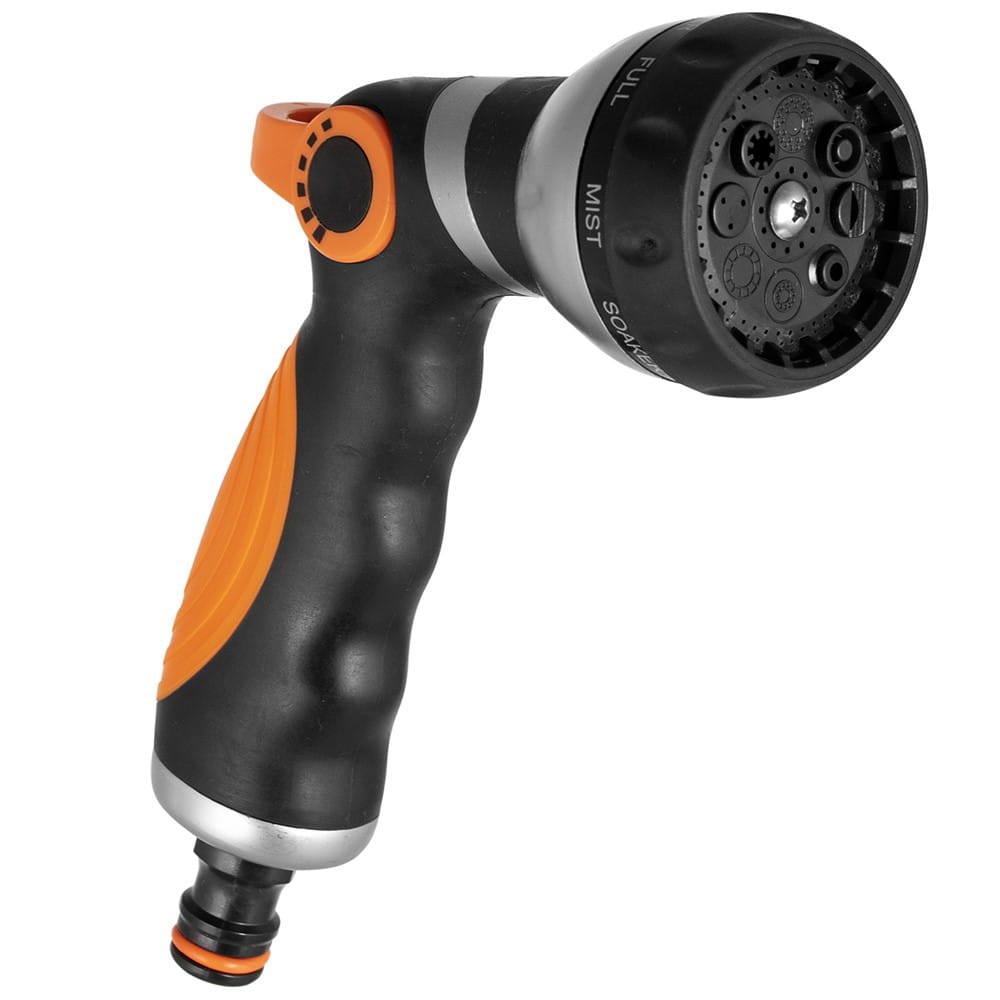 Pistolet 8-funkcyjny metalowy ECO-2038 BLACK LINE BRADAS