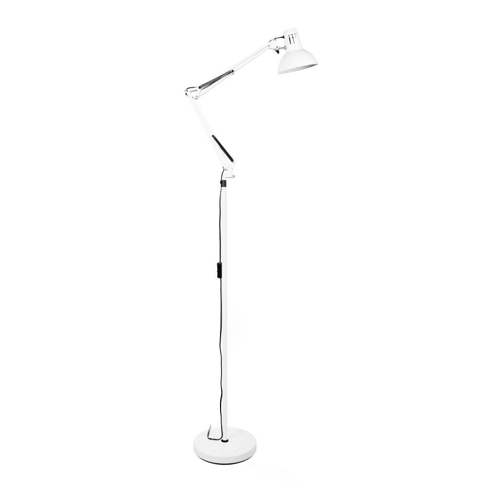 Akunadecor Lampara De Pie Modelo Arquitect Articulable Blanco , Leroy Merlin
