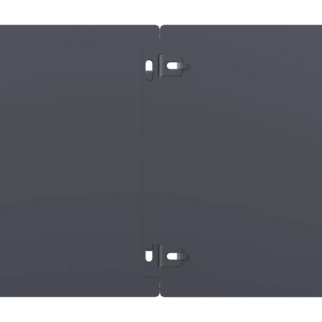 Bordures pelouse 30pcs anthracite 20x103cm acier laminé à froid - 7