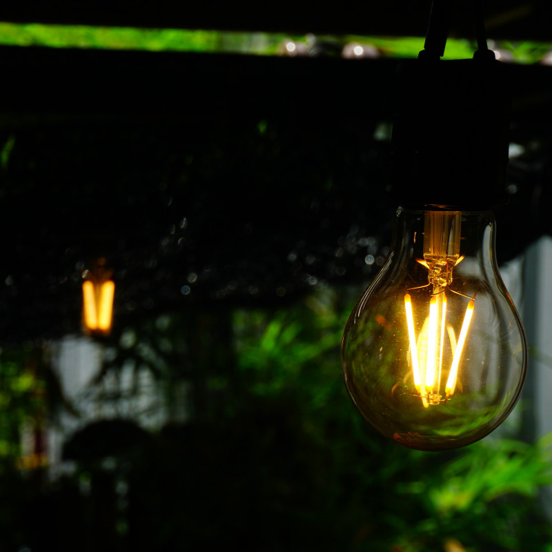 Pack de 3 Ampoules LED E27 A60 3.8W Filament Classe Énergétique A - Blanc Chaud 2300K - 3500K - SILUMEN - 3