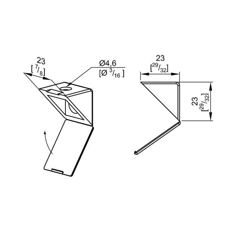Taquet d'assemblage simple pin - lot de 12 pièces - 4