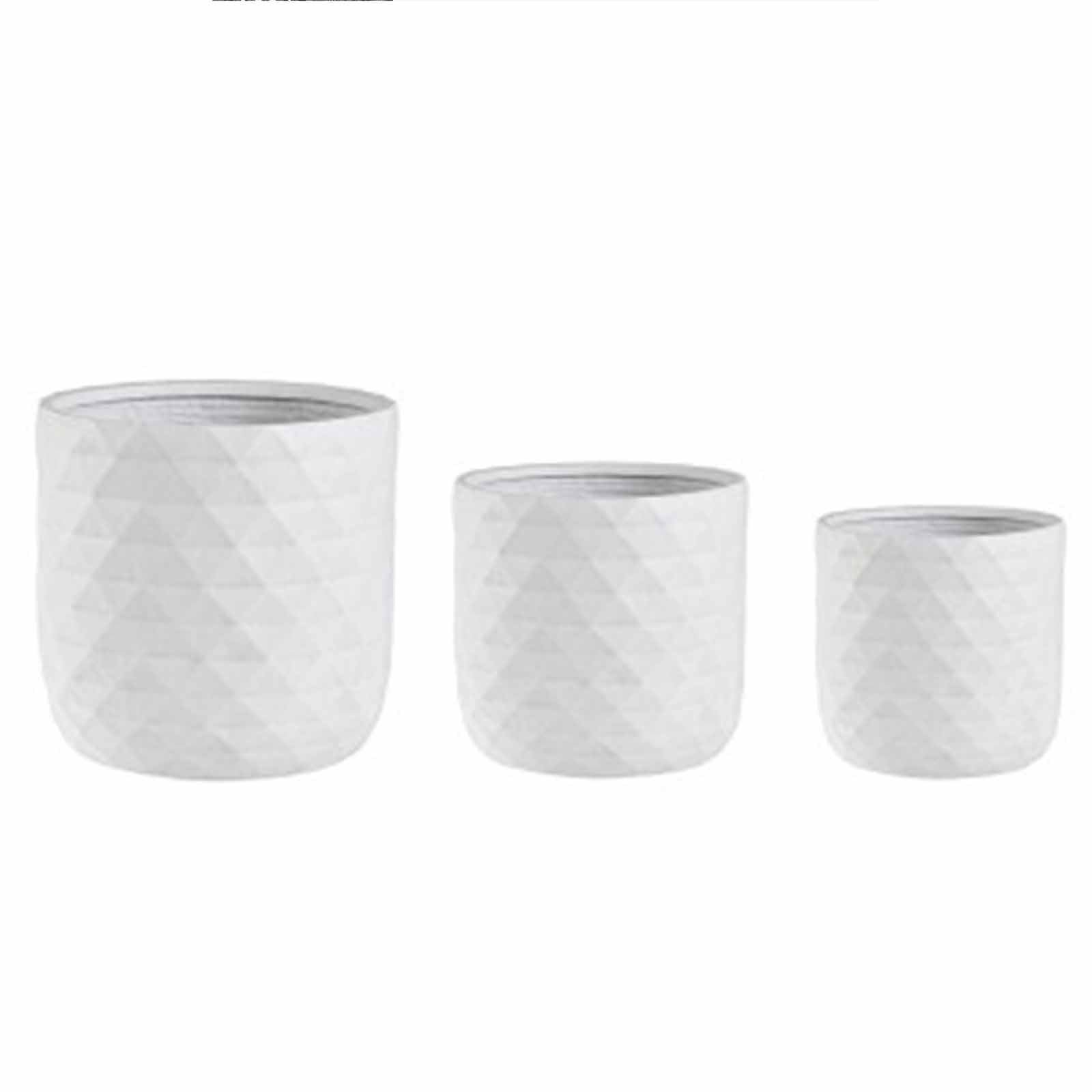 Curver Vaso Da Fiori Piramide Bianco - Impilabile Fino A 5 Altezze Con Riserva D'Acqua - 2