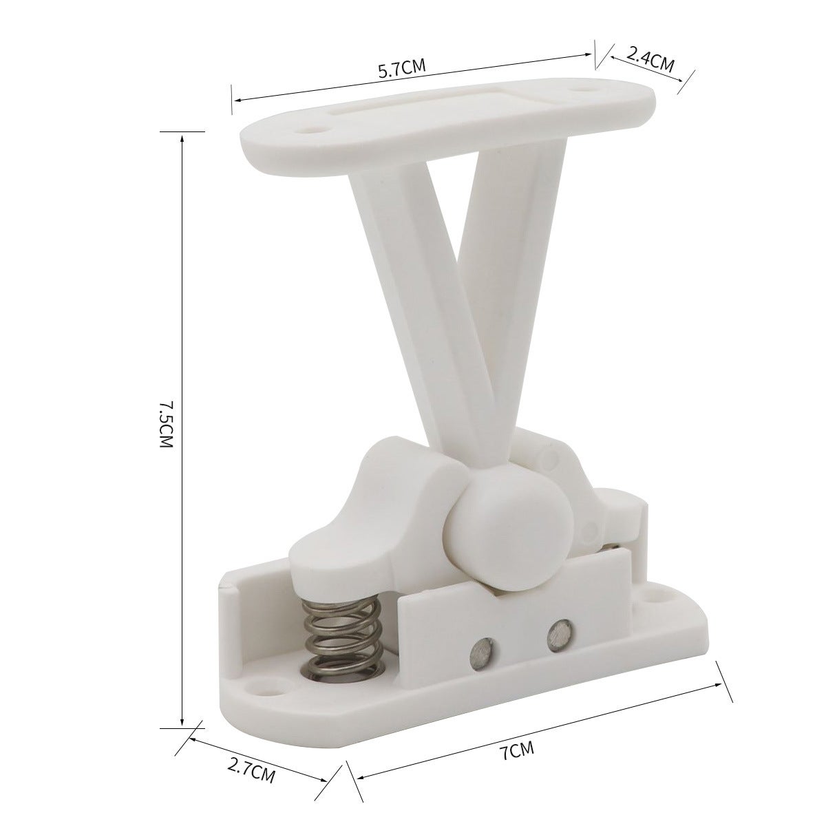 Arrêt de Porte Blanc cale Amovible pour Mobile-Home - 2