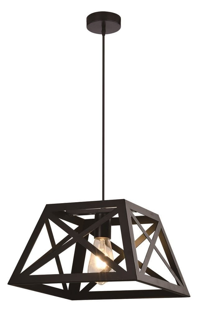 Lampa sufitowa Origami czarna 1xE27x40W wym: 100 x 32 x 32 cm metal Candellux