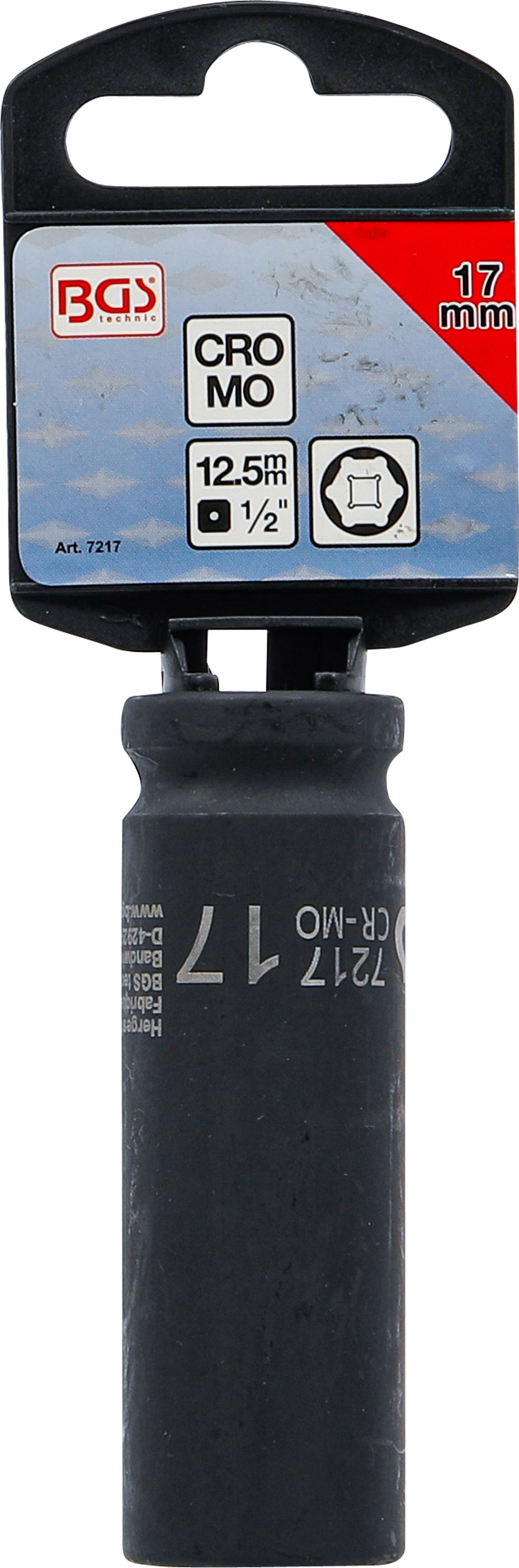 Douille à choc, six pans, longue | 12,5 mm (1/2