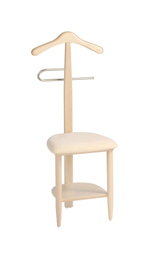 Valet De Nuit Pliable ARREDAMENTI ITALIA - Hêtre Massif Cerise - 46x105x38 Cm