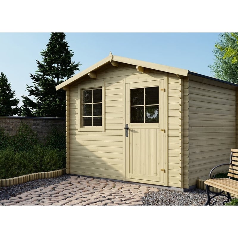 Domek ogrodowy ALTANKA 7,50 m2 - 3x2,50 m - 28 mm, drewniany, DOM469, 1szt.