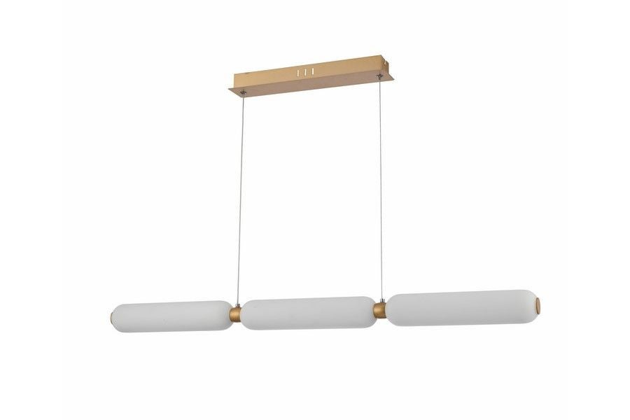 Lampa wisząca Catkin LED 8W Neutralna biel 1920lm złota wym: 120 x 92,5 x 7 cm Reality