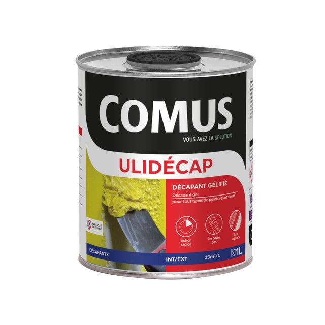 ULIDÉCAP SC - 1L Décapant en gel pour tous types de peintures et vernis - COMUS