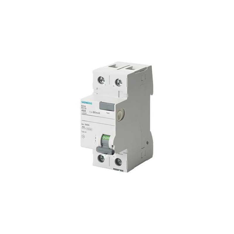Interruptor diferencial 2P 25A 300mA clase A 6kA - Mercantil Eléctrico