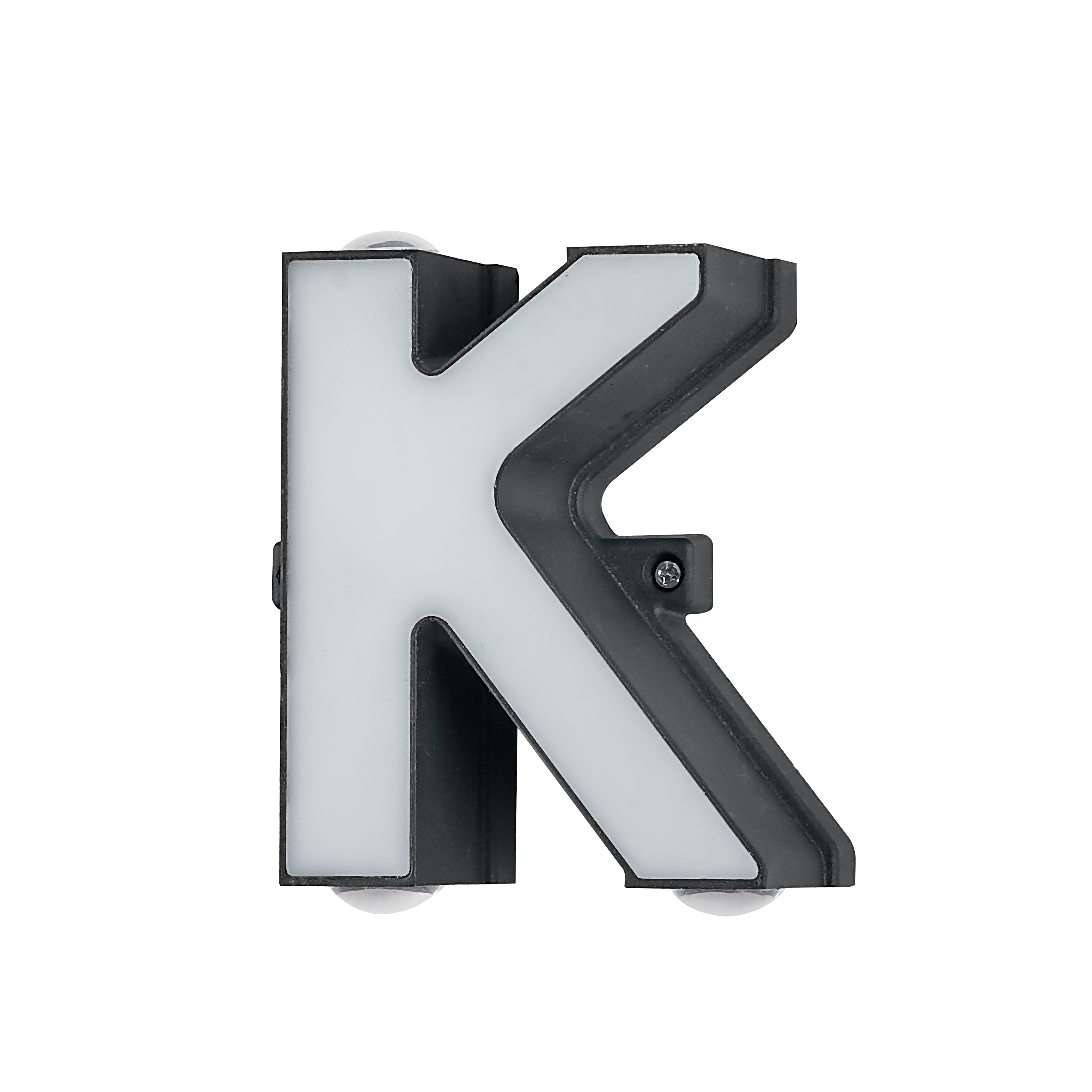 Litera K, lampa ścienna Litera 220V Aluminium do znaków 13 * 5,5 cm