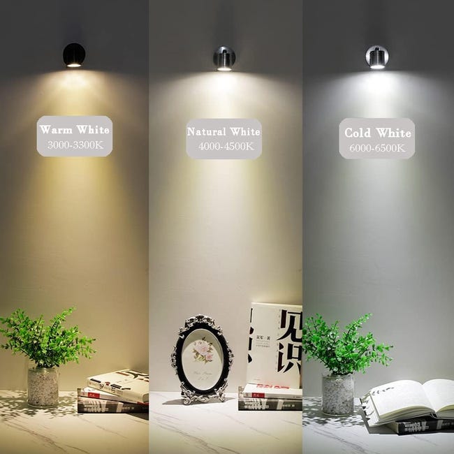 luci di lettura a LED da 3 W e 12 V per barca, roulotte, camper, auto luci di lettura a LED da 3 W e 12 V per barca, roulotte, camper, auto