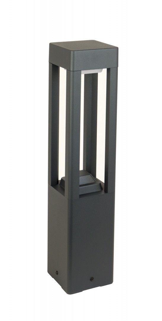 Lampa ogrodowa stojąca Fan ciemnoszara 1xGX53x11W IP54 wym: 50 x 11 x 11 cm aluminium SU-MA