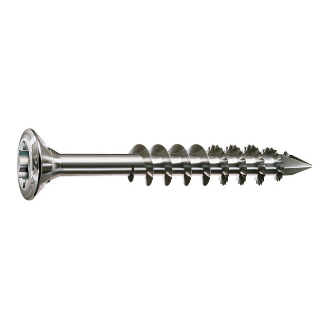 Vis de terrasse resineux cut inox a2 - longueur (mm) : 70 - Ø (mm) : 5.0 - boîte de : 100 - SPAX