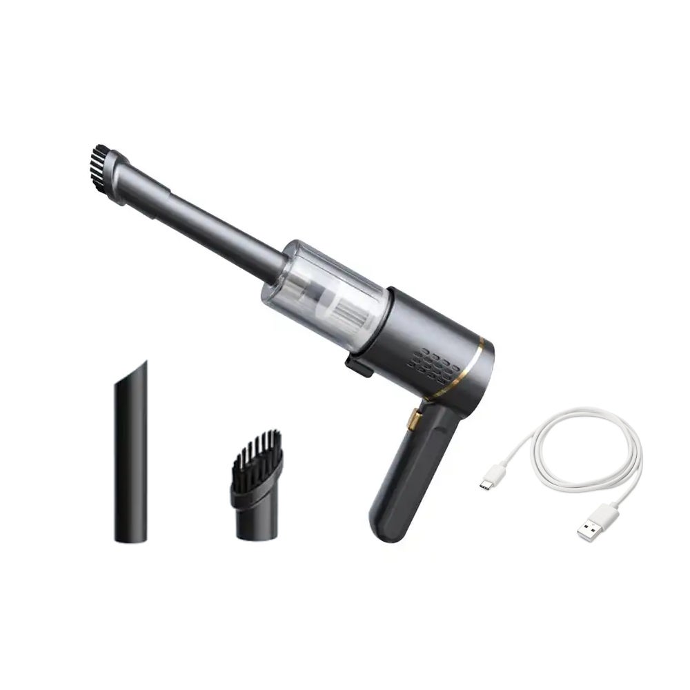 Aspirapolvere Senza Fili Auto 15000PA - Portatile, 6000mAh, 3 Filtri HEPA, Ricarica USB-C, Per Auto/Casa - Foto 3