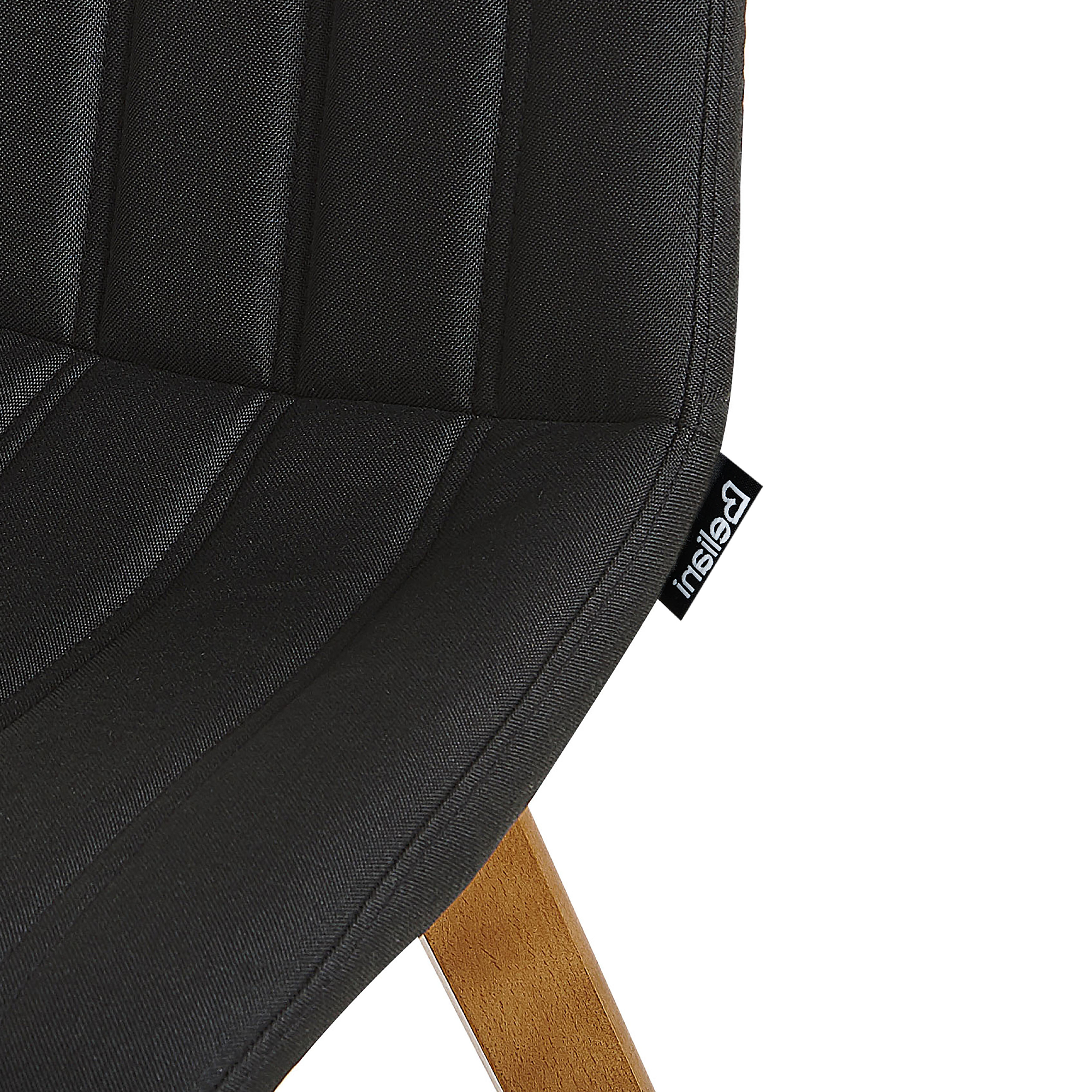 Set di 2 sedie da pranzo CALGARY Nero - 7