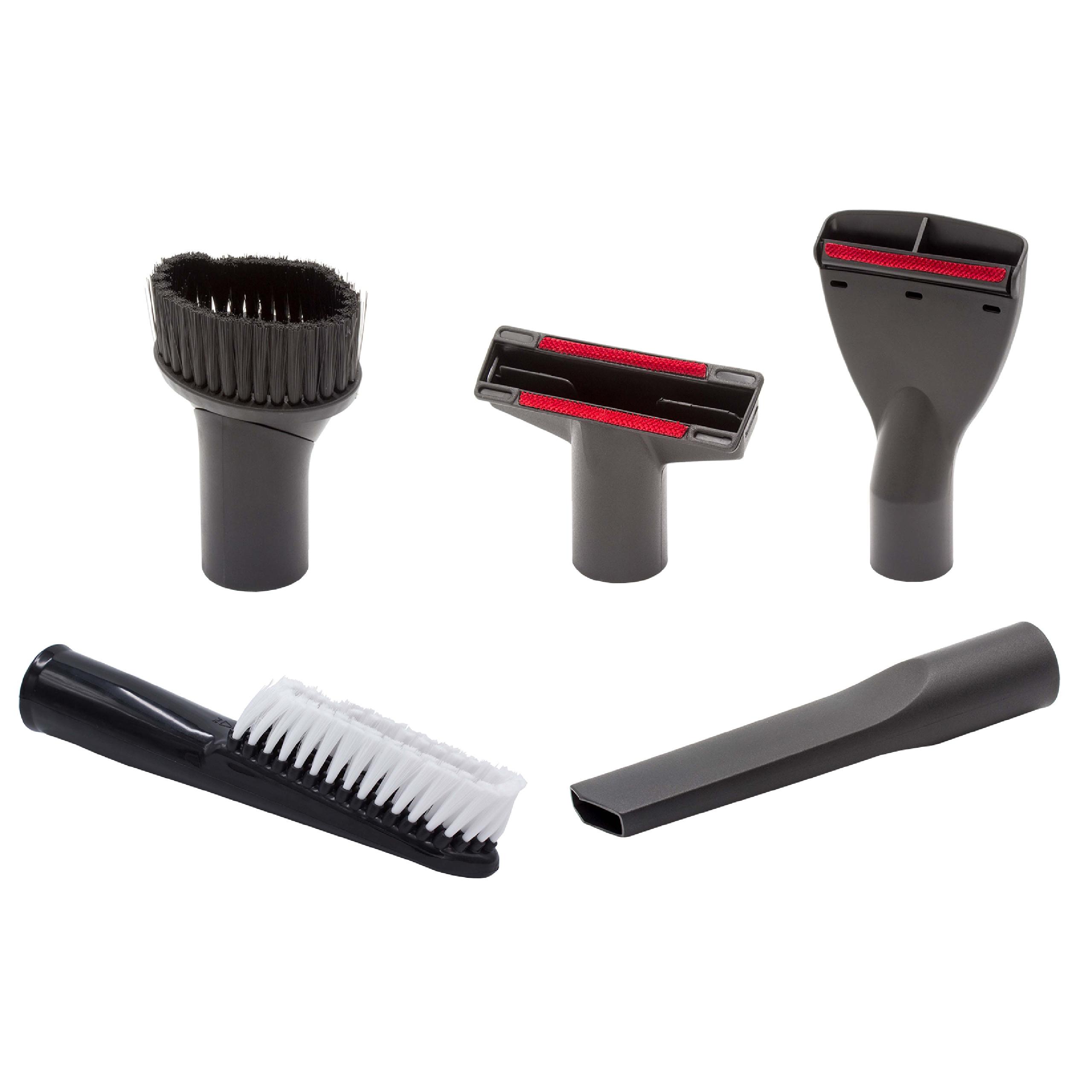 vhbw Lot de buses avec 5 pièces compatible avec Kärcher NT 55/1 Tact BS, NT 55/1 Tact TE M aspirateur - 35 mm gris / rouge / blanc - 4