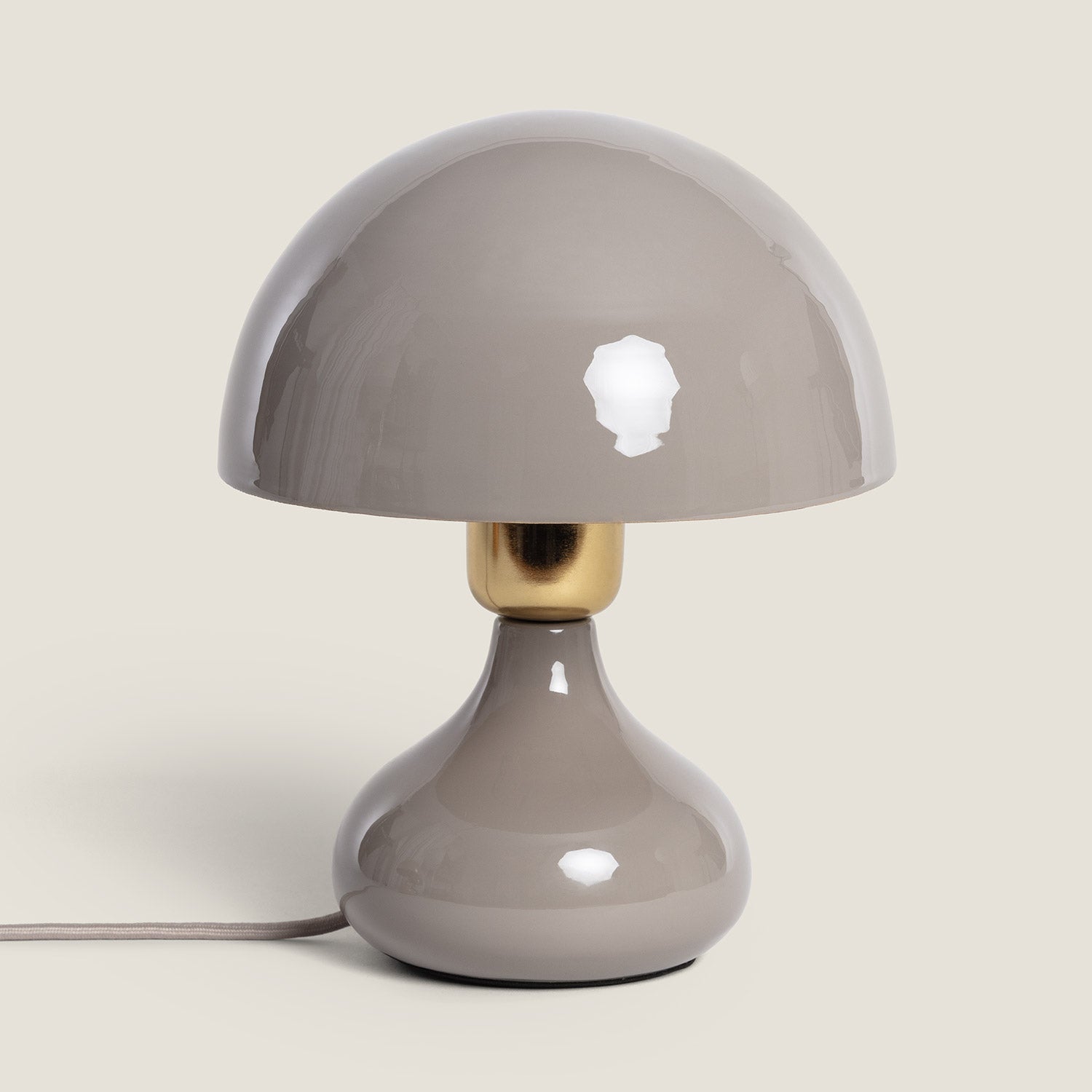 Ledkia - Lámpara de Mesa Metal Krish, Topo, Metal, IP20, 0.0lm Métal ...