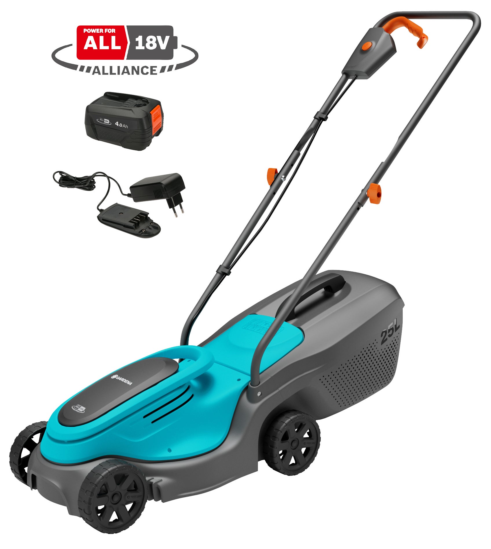 Kosiarka akumulatorowa Gardena PowerMax 30 30 cm lekka i poręczna