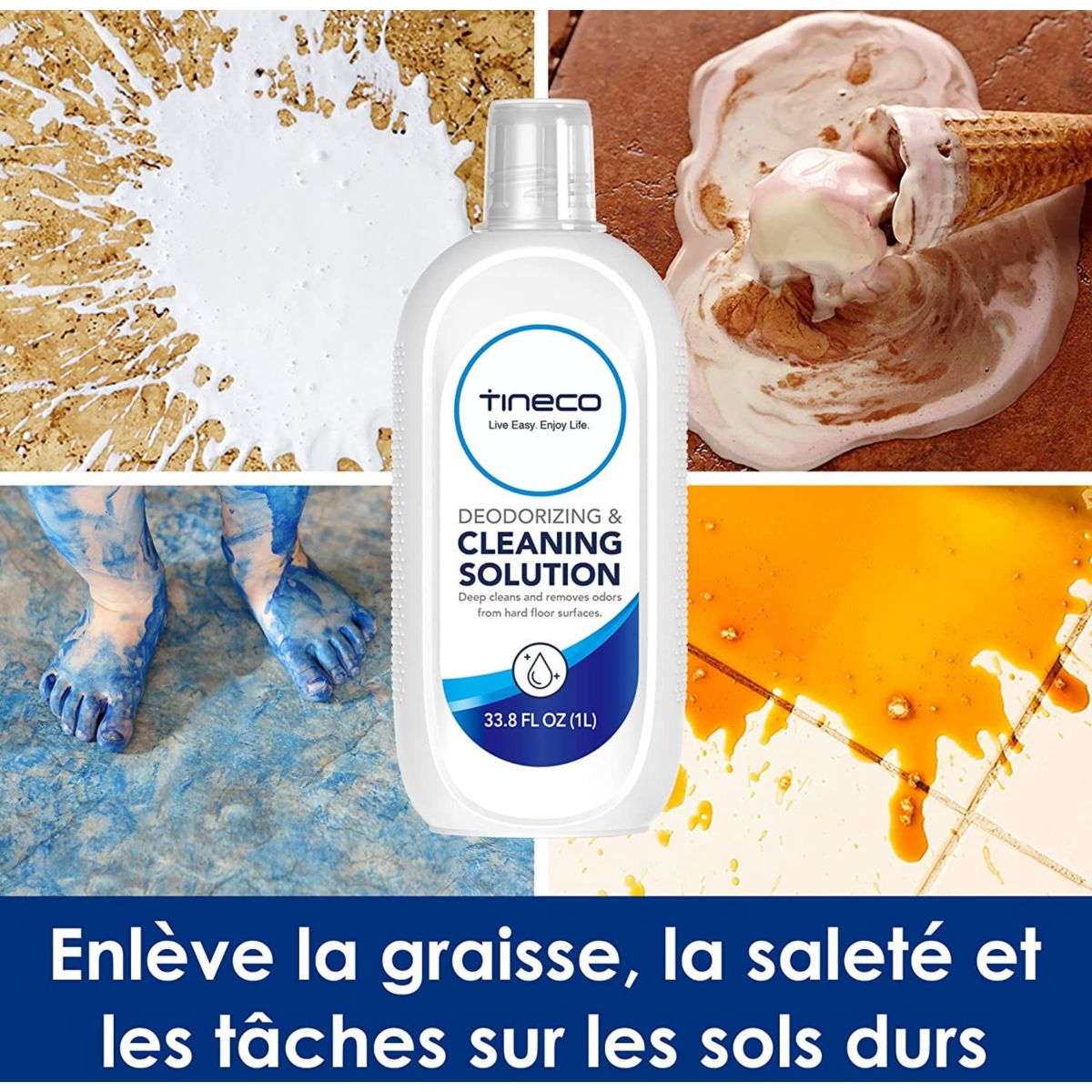 Détergent TINECO pour aspirateur laveur - 1 litre - 2