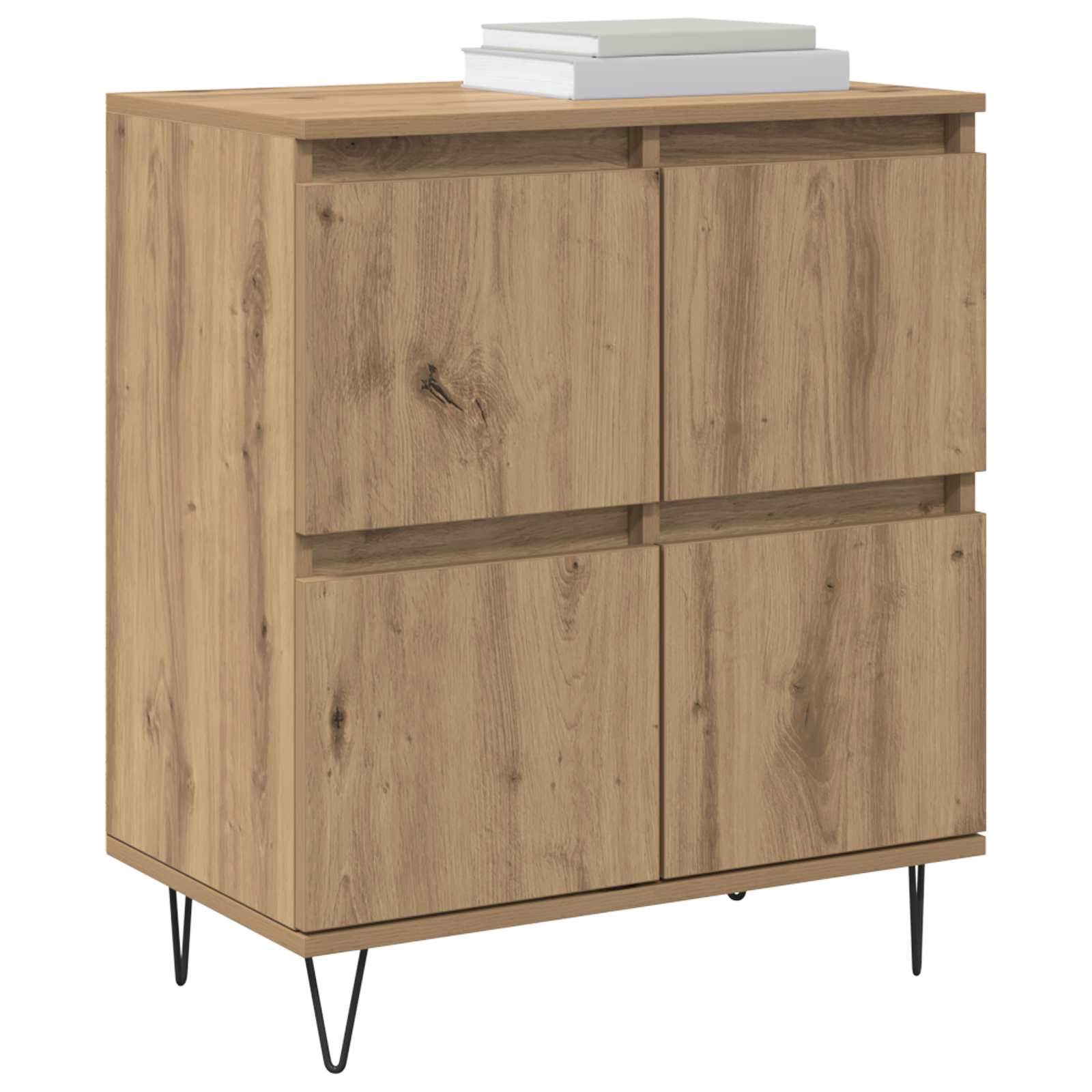 Maison Exclusive - Buffets 2 pc chêne artisanal 60 x 35 x 70 cm | Leroy ...