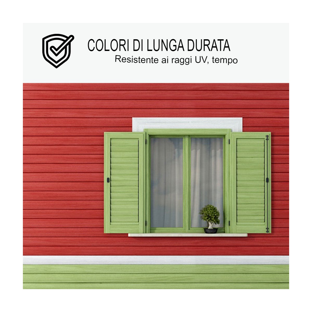 Vernice per legno esterno e interno, per tutti i tipi di legno - ARCALAC - 201 - 0,5 L Grigio tele 4 - RAL 7047 - ARCANE INDUSTRIES - 4