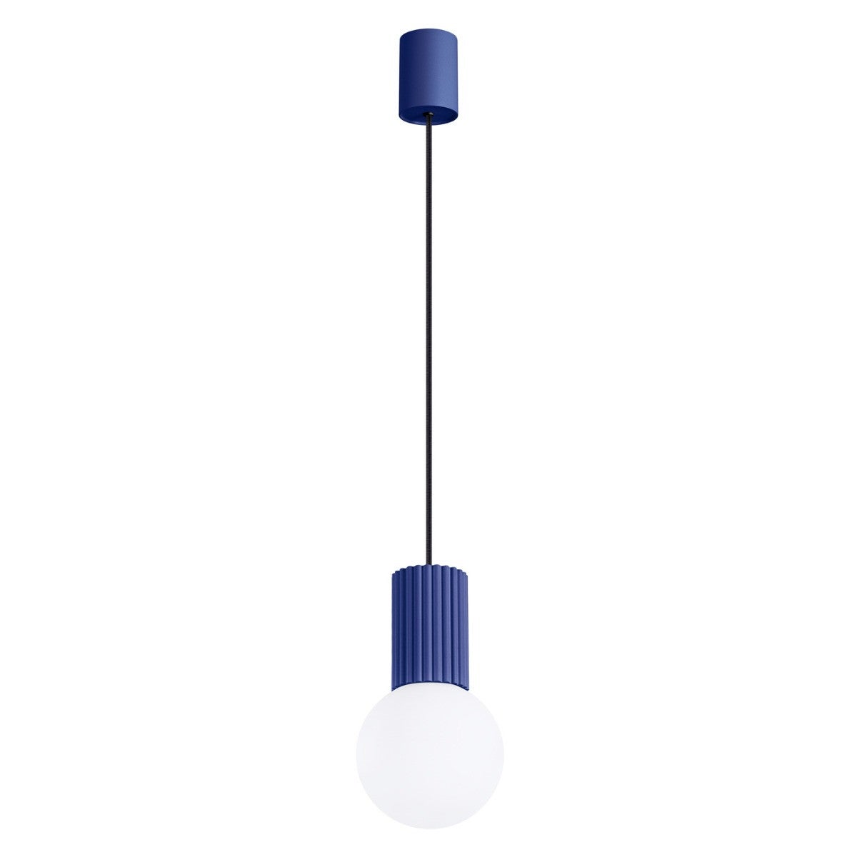 Lampa wisząca HALO ultramaryno-biała 1 x G9 x 8W wym: 120 x 12 x 12 cm Sollux Lighting