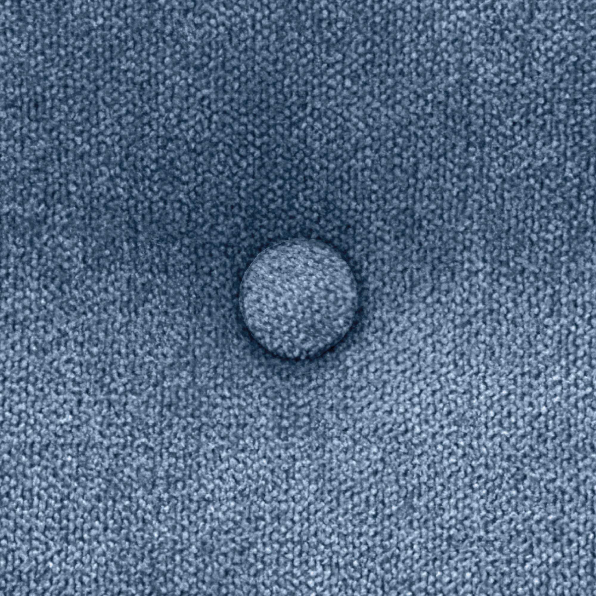 DHOME Cabecero de Tela AQUALINE Pro con 2 hileras de Botones Cabezal tapizado Cama Lujo (Azul, 150cm) - 5