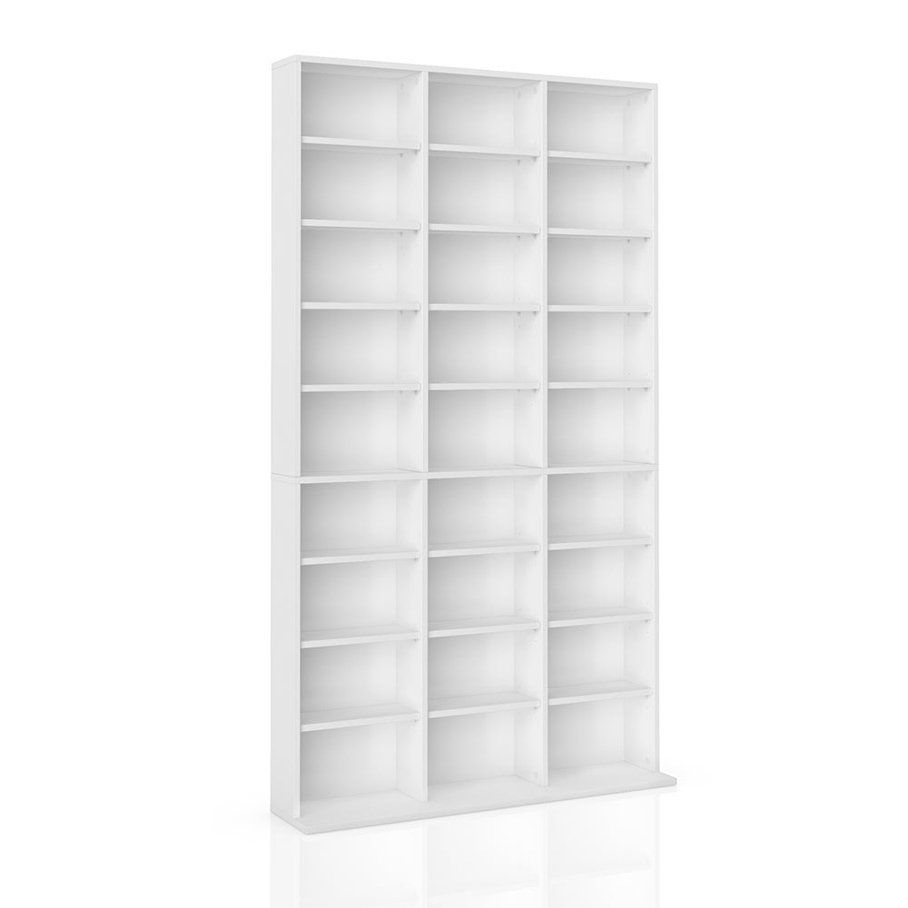 Vicco Półka CD Jukebox, Biały, 102 x 178 cm