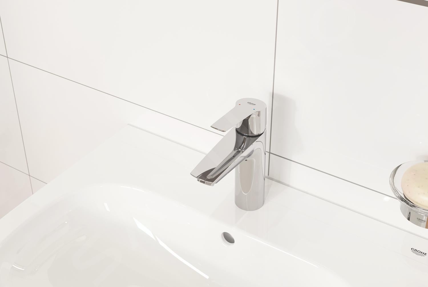 Mitigeur lavabo GROHE Quickfix Start 2021 avec vidage Push-Open taille M chromé - 9